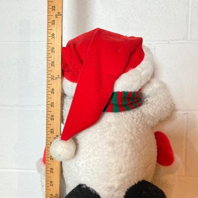 LOT 280: Electronic / Animated Holiday Display Collection - Snowmen, Frank E Post and Cowboy Santa in Original Box