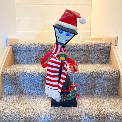 LOT 280: Electronic / Animated Holiday Display Collection - Snowmen, Frank E Post and Cowboy Santa in Original Box