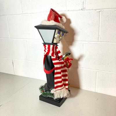 LOT 280: Electronic / Animated Holiday Display Collection - Snowmen, Frank E Post and Cowboy Santa in Original Box