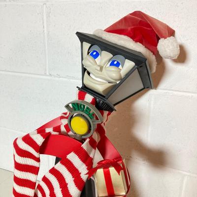 LOT 280: Electronic / Animated Holiday Display Collection - Snowmen, Frank E Post and Cowboy Santa in Original Box