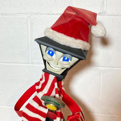 LOT 280: Electronic / Animated Holiday Display Collection - Snowmen, Frank E Post and Cowboy Santa in Original Box