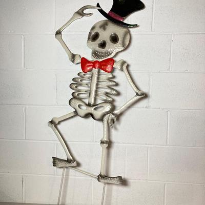 LOT 284: Halloween Decor - Skeletons, Ghosts (Inflatables) and More