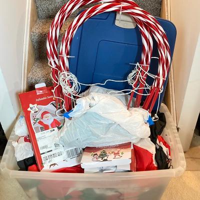 LOT 285: Holiday Decorations - Inflatables and More