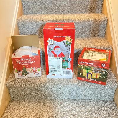 LOT 285: Holiday Decorations - Inflatables and More