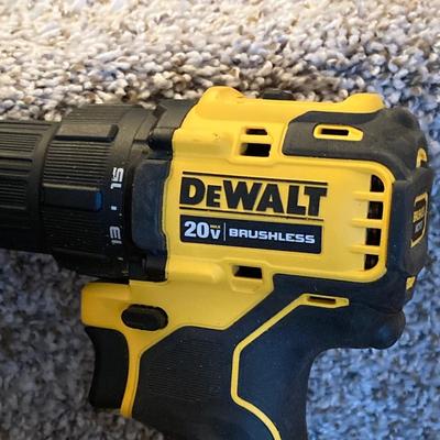 LOT 286: Dewalt Cordless Impact Driver DCF809, Cordless Drill Driver DCD708 with Bag, Charger, Batteries and Drill Bits