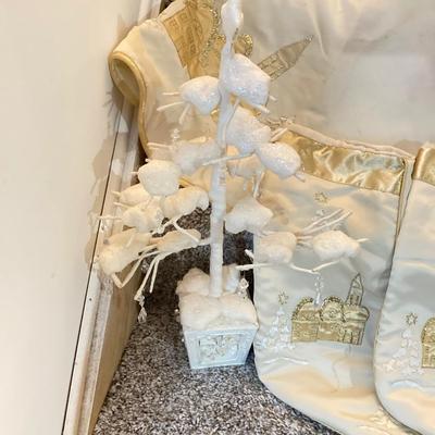 LOT 287: Large Collection of Christmas / Holiday Decor in Totes