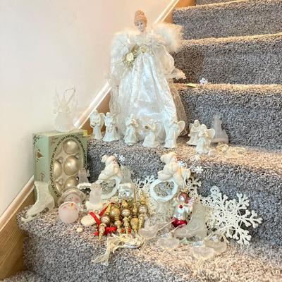 LOT 287: Large Collection of Christmas / Holiday Decor in Totes