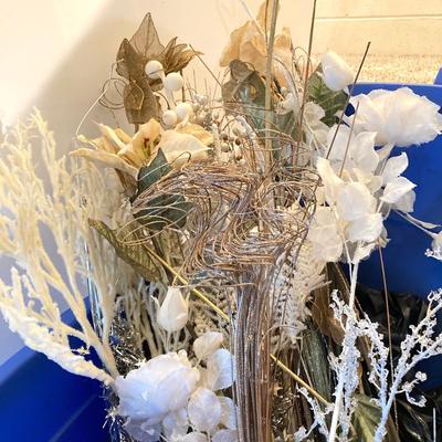 LOT 288: Holiday Gift Wrap and Decorations in Large Storage Tote
