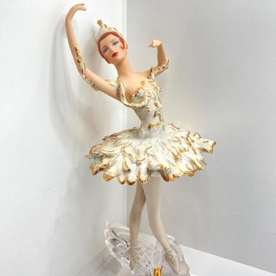 LOT 165: Stunning Ballerina Odette from Swan Lake Limited Edition of 9500 TM Bolshoi Theatre TFM