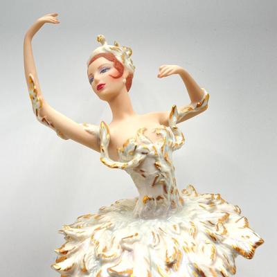 LOT 165: Stunning Ballerina Odette from Swan Lake Limited Edition of 9500 TM Bolshoi Theatre TFM