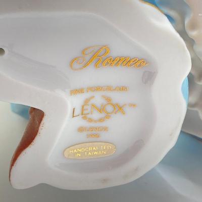 LOT 167: Lenox Fine Porcelain Figurines of "Romeo" 1990 and "Juliet" 1989 (The Legendary Princesses)