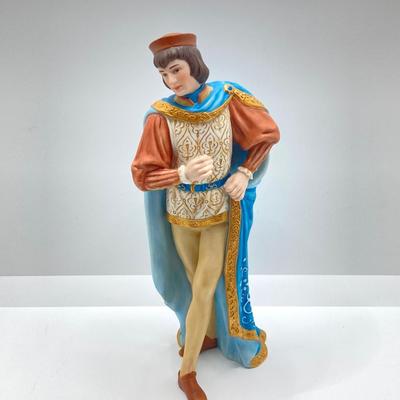 LOT 167: Lenox Fine Porcelain Figurines of "Romeo" 1990 and "Juliet" 1989 (The Legendary Princesses)