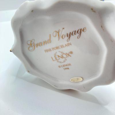 LOT 171: Lenox Fine Porcelain Sculptures - "Govenor's Garden Party" and "Grand Voyage"