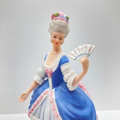 LOT 171: Lenox Fine Porcelain Sculptures - "Govenor's Garden Party" and "Grand Voyage"