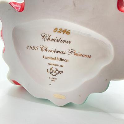 LOT 173: Lenox Limited Edition Number 0246 1995 Christmas Princess "Christina"