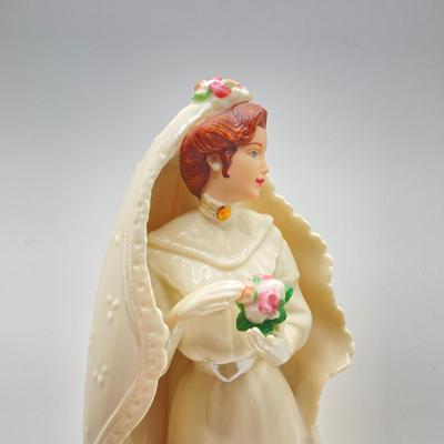 LOT 178: 1995 "The Lenox Classic Victorian Bride" Fine Porcelain Figurine