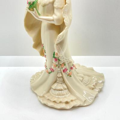 LOT 178: 1995 "The Lenox Classic Victorian Bride" Fine Porcelain Figurine
