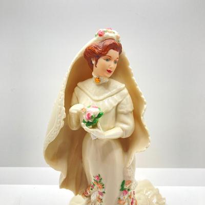 LOT 178: 1995 "The Lenox Classic Victorian Bride" Fine Porcelain Figurine