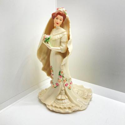 LOT 178: 1995 "The Lenox Classic Victorian Bride" Fine Porcelain Figurine