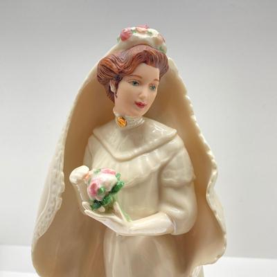 LOT 178: 1995 "The Lenox Classic Victorian Bride" Fine Porcelain Figurine