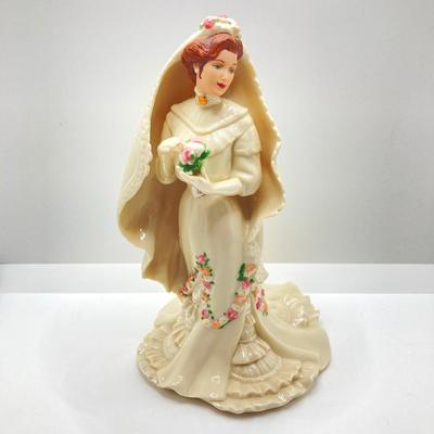 LOT 178: 1995 "The Lenox Classic Victorian Bride" Fine Porcelain Figurine