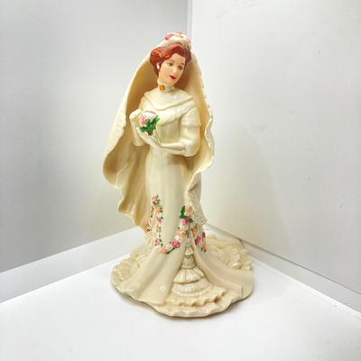 LOT 178: 1995 "The Lenox Classic Victorian Bride" Fine Porcelain Figurine
