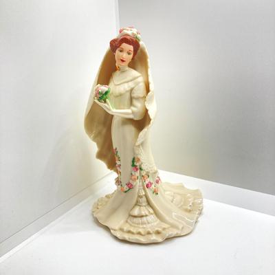 LOT 178: 1995 "The Lenox Classic Victorian Bride" Fine Porcelain Figurine