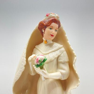 LOT 178: 1995 "The Lenox Classic Victorian Bride" Fine Porcelain Figurine