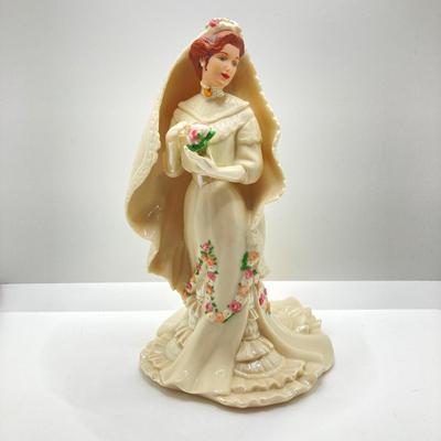 LOT 178: 1995 "The Lenox Classic Victorian Bride" Fine Porcelain Figurine