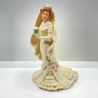 LOT 178: 1995 "The Lenox Classic Victorian Bride" Fine Porcelain Figurine
