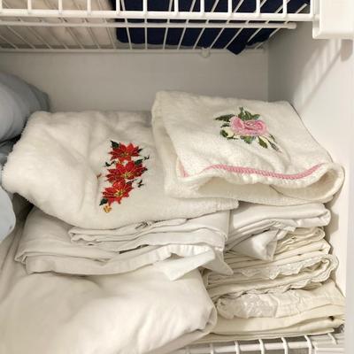 LOT 184: Closet Cleanout - Towels, Linens and More