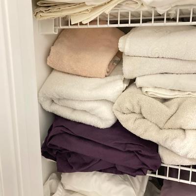LOT 184: Closet Cleanout - Towels, Linens and More