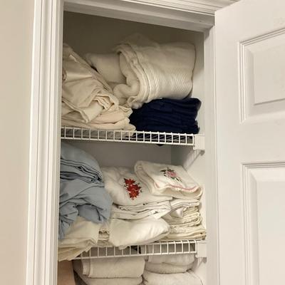 LOT 184: Closet Cleanout - Towels, Linens and More