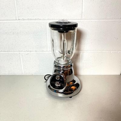 LOT 186: Cuisinart Electric Fondue Set in Original Package, Breville Blender Model CBL10XL and Collection of Silver Plated Kitchenware...