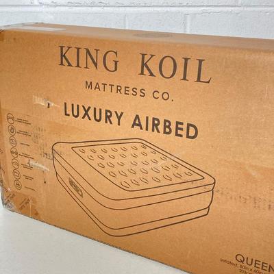 LOT 188: King Koil Mattress Co. Luxury Airbed in Original Box - Queen Size