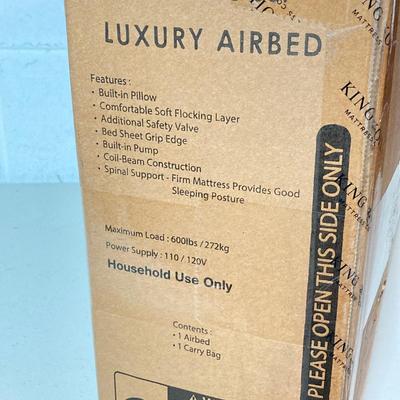 LOT 188: King Koil Mattress Co. Luxury Airbed in Original Box - Queen Size