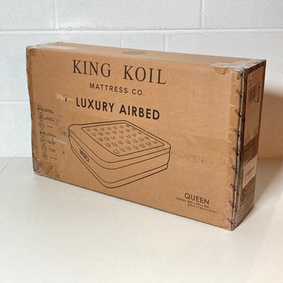 LOT 188: King Koil Mattress Co. Luxury Airbed in Original Box - Queen Size