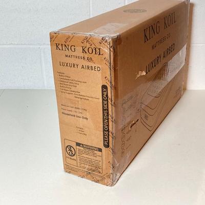 LOT 188: King Koil Mattress Co. Luxury Airbed in Original Box - Queen Size