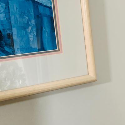 LOT 190: Framed Wall Art - Howard Behrens Bellagion Promenade