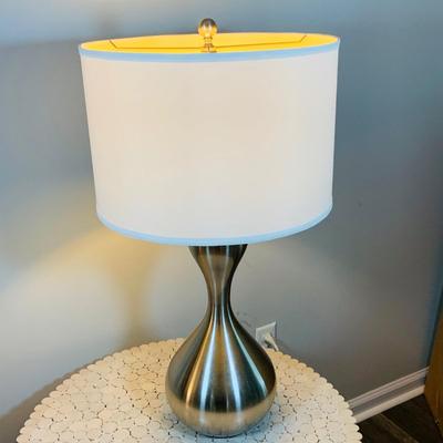 LOT 191: Modern Chrome Table Lamp