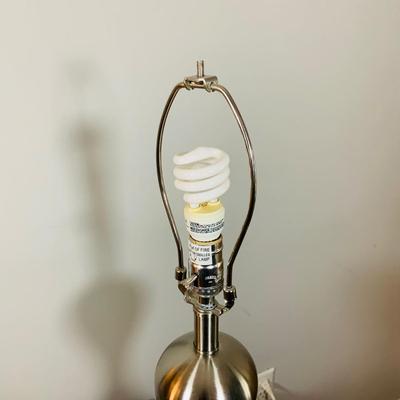 LOT 191: Modern Chrome Table Lamp