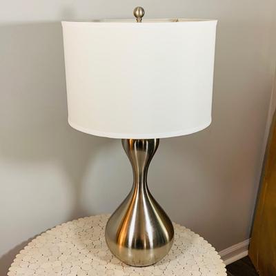 LOT 191: Modern Chrome Table Lamp