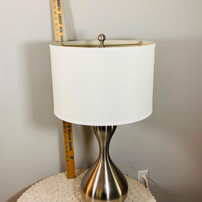 LOT 191: Modern Chrome Table Lamp
