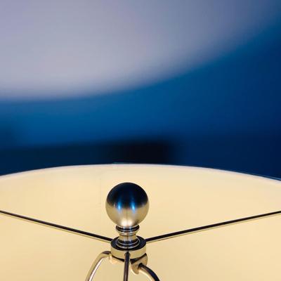LOT 191: Modern Chrome Table Lamp