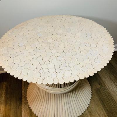 LOT 192: McGuire Style Sheaf of Wheat Side Table Base