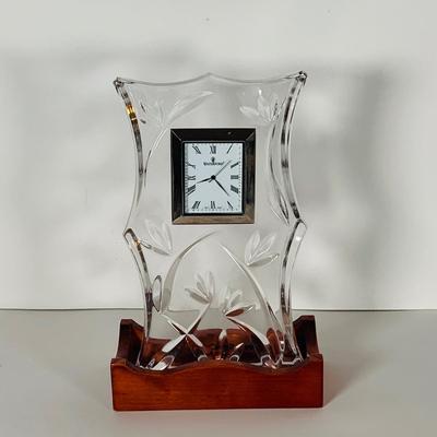 LOT 201: Waterford Crystal Clock and Waterford Crystal Bowl