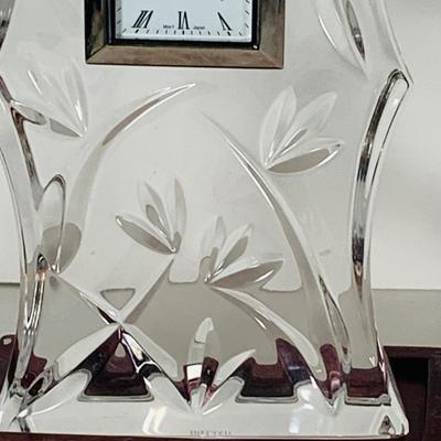 LOT 201: Waterford Crystal Clock and Waterford Crystal Bowl