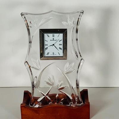 LOT 201: Waterford Crystal Clock and Waterford Crystal Bowl