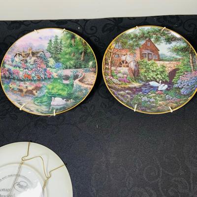 LOT 214: Set of Five (5) Franklin Mint - Violet Schwenig Designed Collector’s Plates