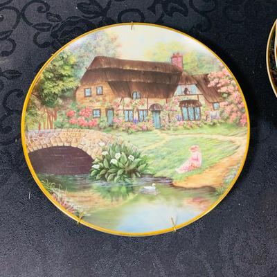 LOT 214: Set of Five (5) Franklin Mint - Violet Schwenig Designed Collector’s Plates